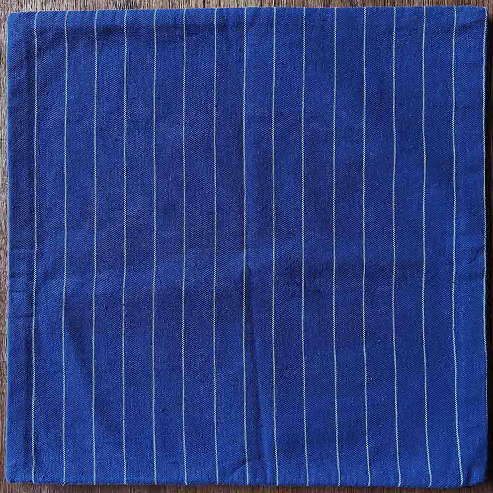 Hand embroidered blue cushion covers