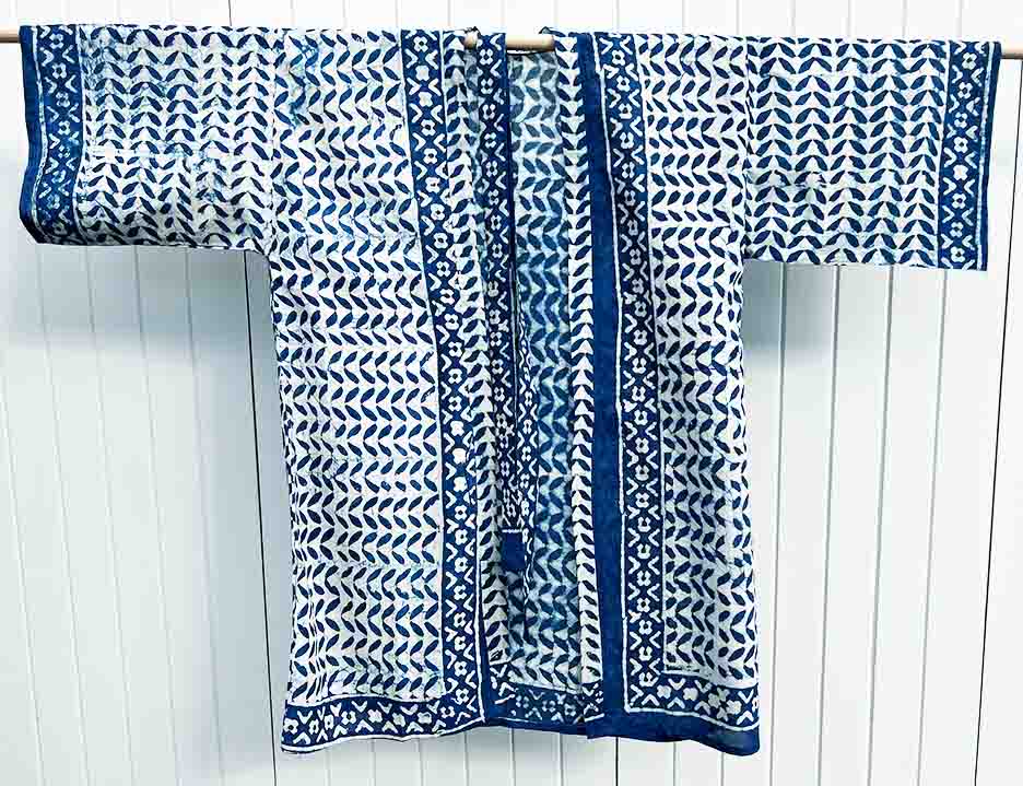 Light Indigo Kimono with belt (see notes)