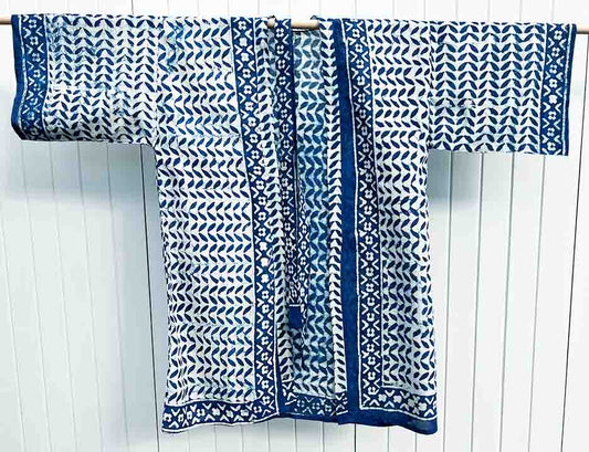 Light Indigo Kimono with belt (see notes)