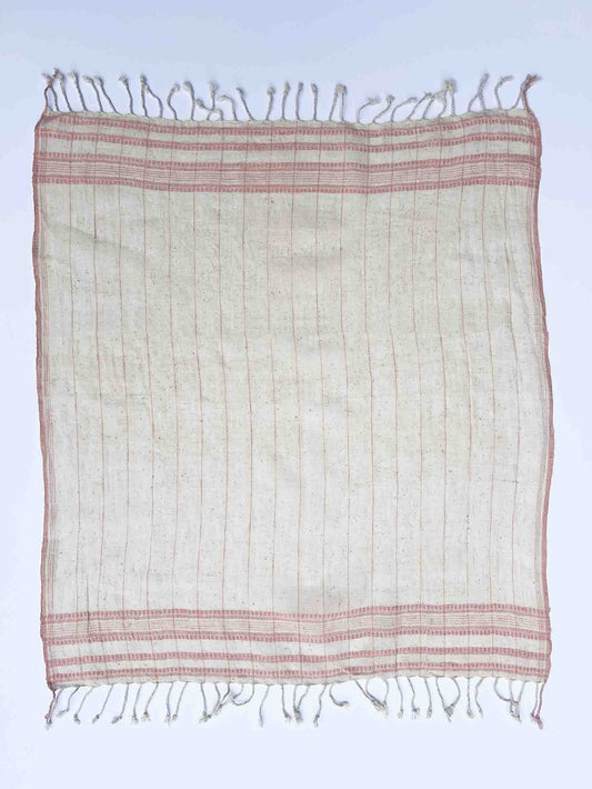 Set of four mixed (1 of each yellow, pink, blue & brown) organic Kala cotton table napkins