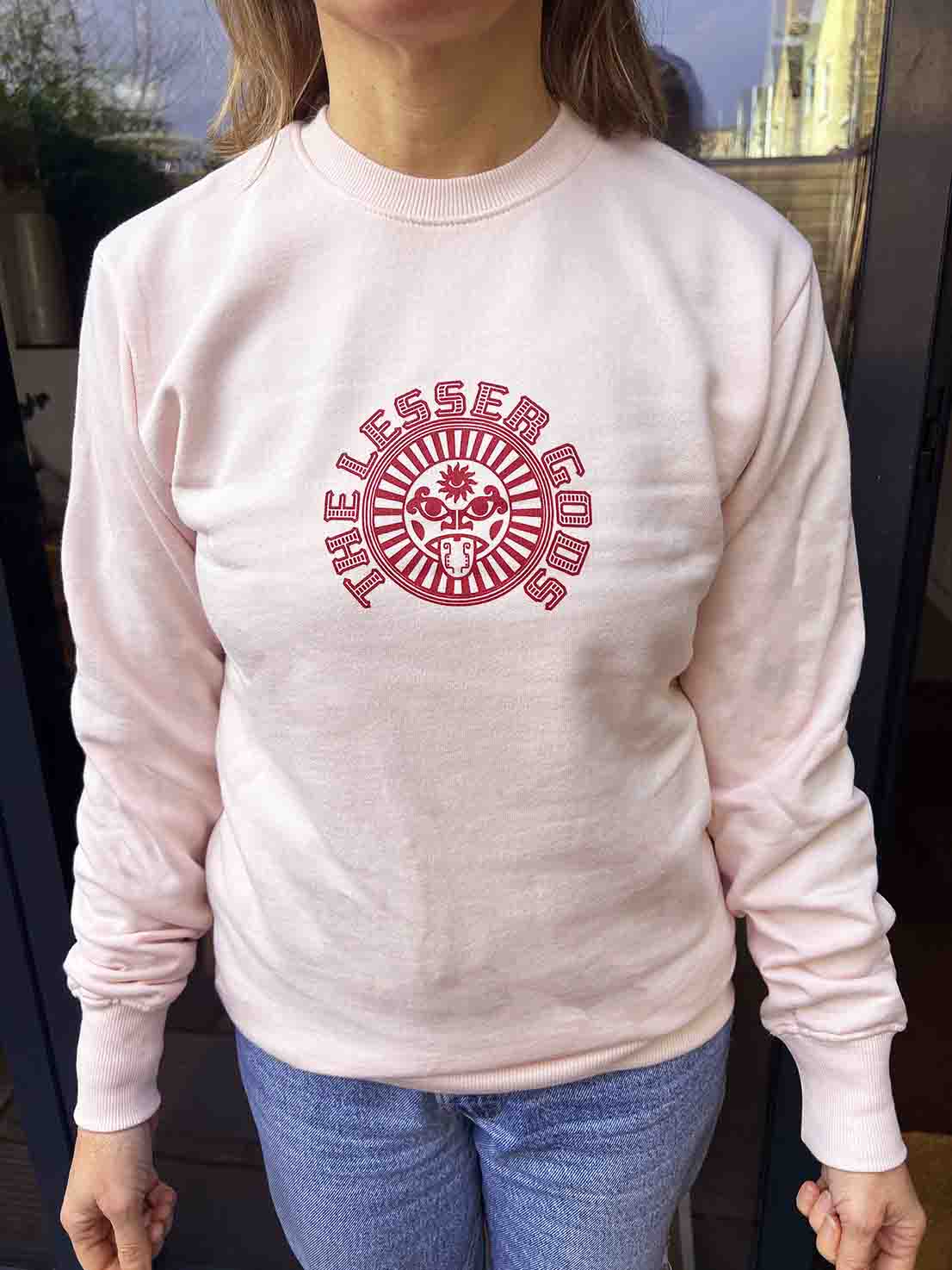 Huehuecyotl Light Pink Sweatshirt