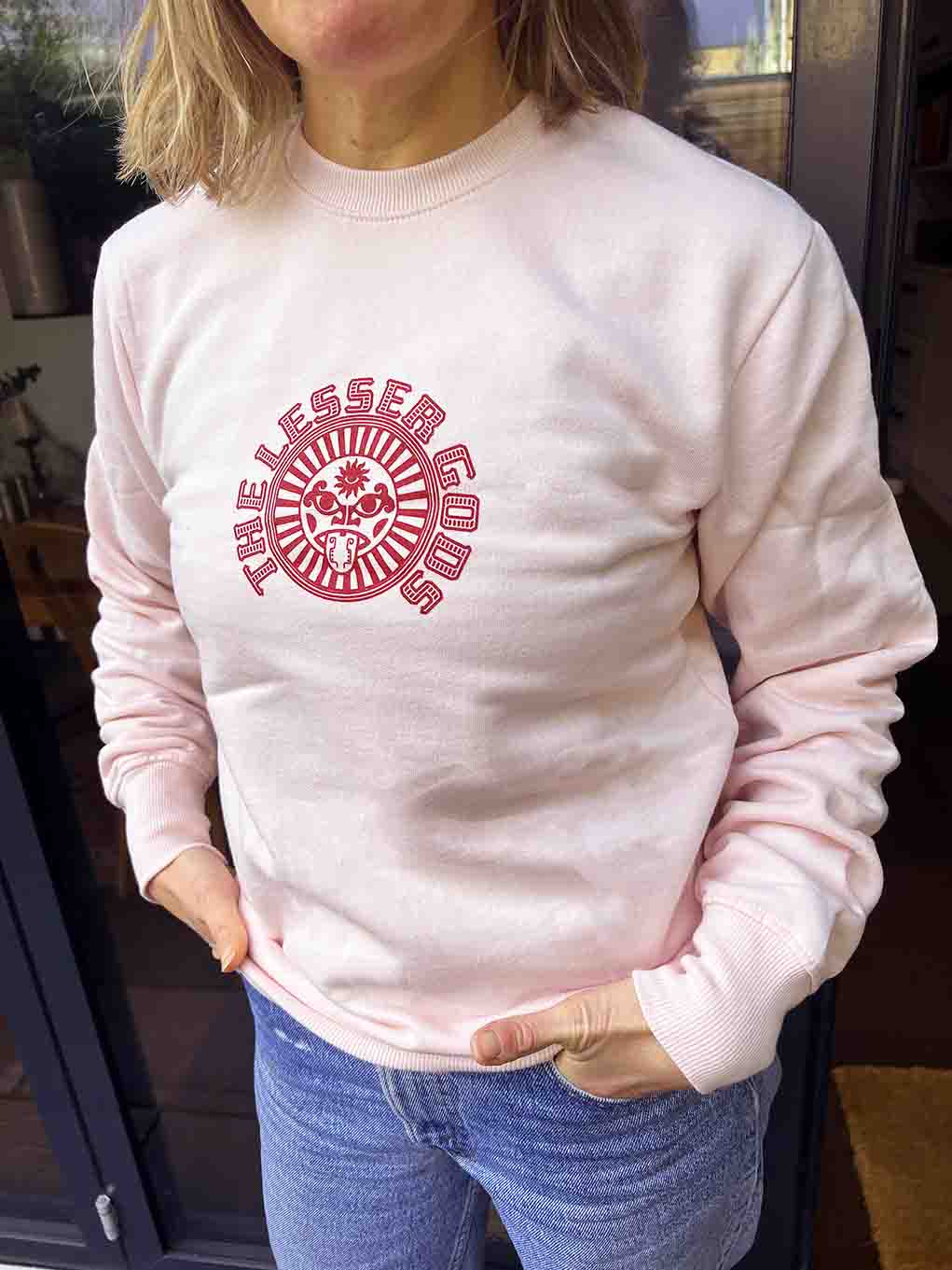 Huehuecyotl Light Pink Sweatshirt