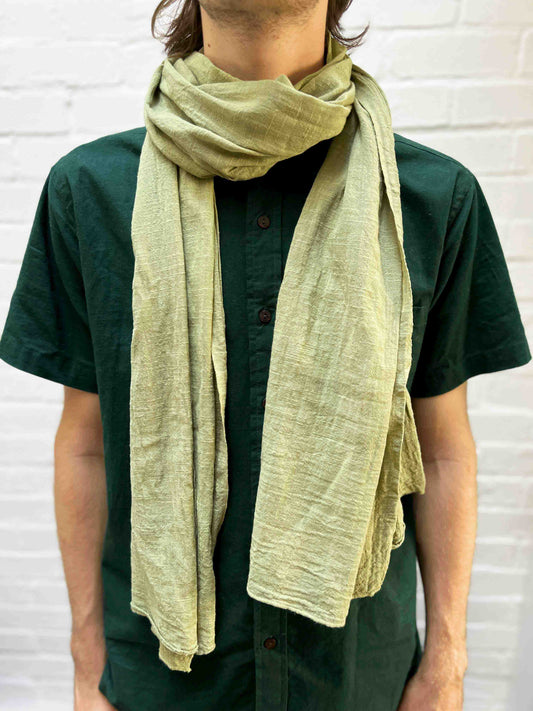 Light moss green scarf